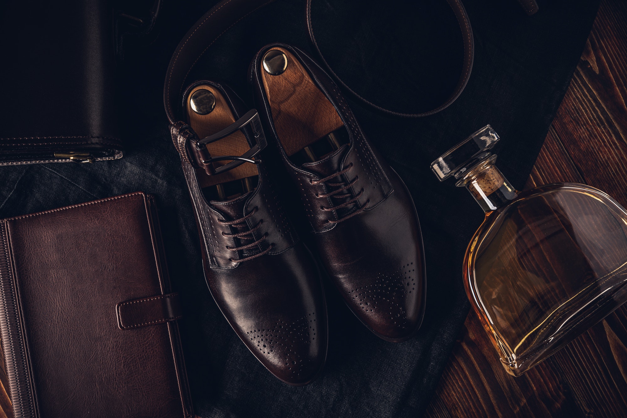 classic brown leather shoes