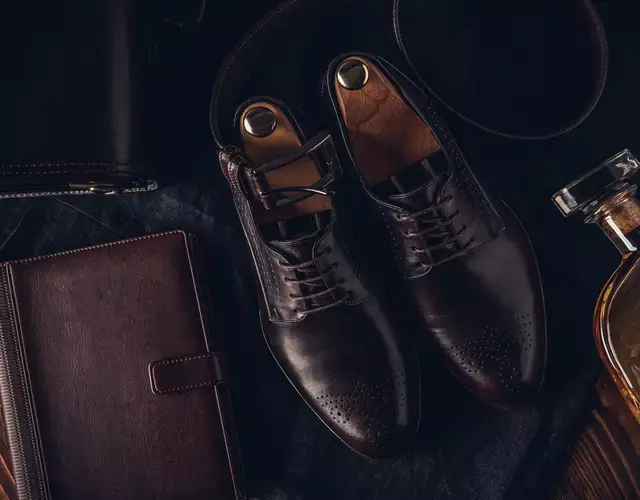 classic brown leather shoes1 1